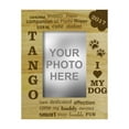 thumbnail image 1 of Engraved Wood Personalized I Love My Dog Picture Frame With Name Gift- 4 x 6 Inches Horizontal, 1 of 1