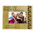 thumbnail image 1 of Engraved Wood Personalized Picture Frame With Names - Fathers Day Gift - 5 x 7 Inches Horizontal, 1 of 1