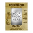 thumbnail image 1 of Engraved Wood Personalized Retirement Farewell Gift Picture Frame With Names - 4 x 6 Inches Horizontal, 1 of 1