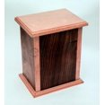 thumbnail image 1 of Engraved Wooden Cremation Urns for Human Ashes Adult Large, Rosewood Wooden Box Funeral Urns for Human Ashes (10" x 8.5" x 6.5" - 250 lbs or 113 kg, Plane 1), 1 of 1