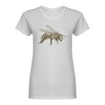 thumbnail image 1 of Engraving Antique Of  Honey Bee Shaped T-Shirt Women -Image by Shutterstock, Female Medium, 1 of 2