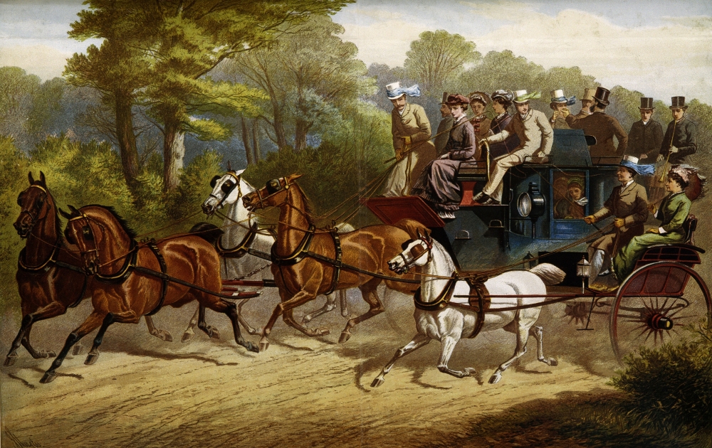 Engraving Canvas Art - (36 x 24)