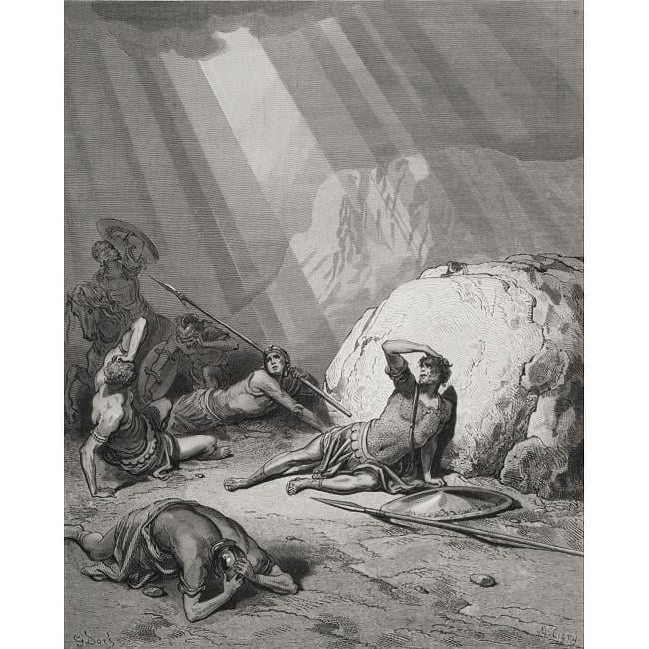 Engraving From The Dore Bible Illustrating Acts Ix 1 To 6 The