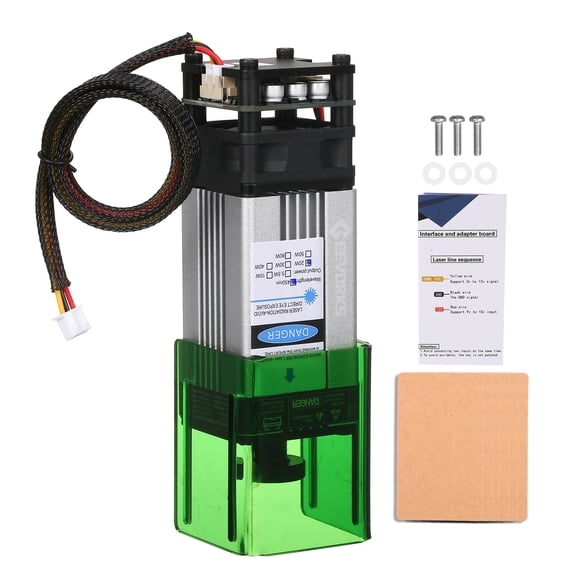 Engraving Module,Cover 3d 20w Craft Wood Fabric 20w 450nm 20w Diy Craft Router Diy Cover Adjustable Cable - Hands-free Leather Fabric Speed Cutter Wood 20w Craft Wood Leather Adjustable Head