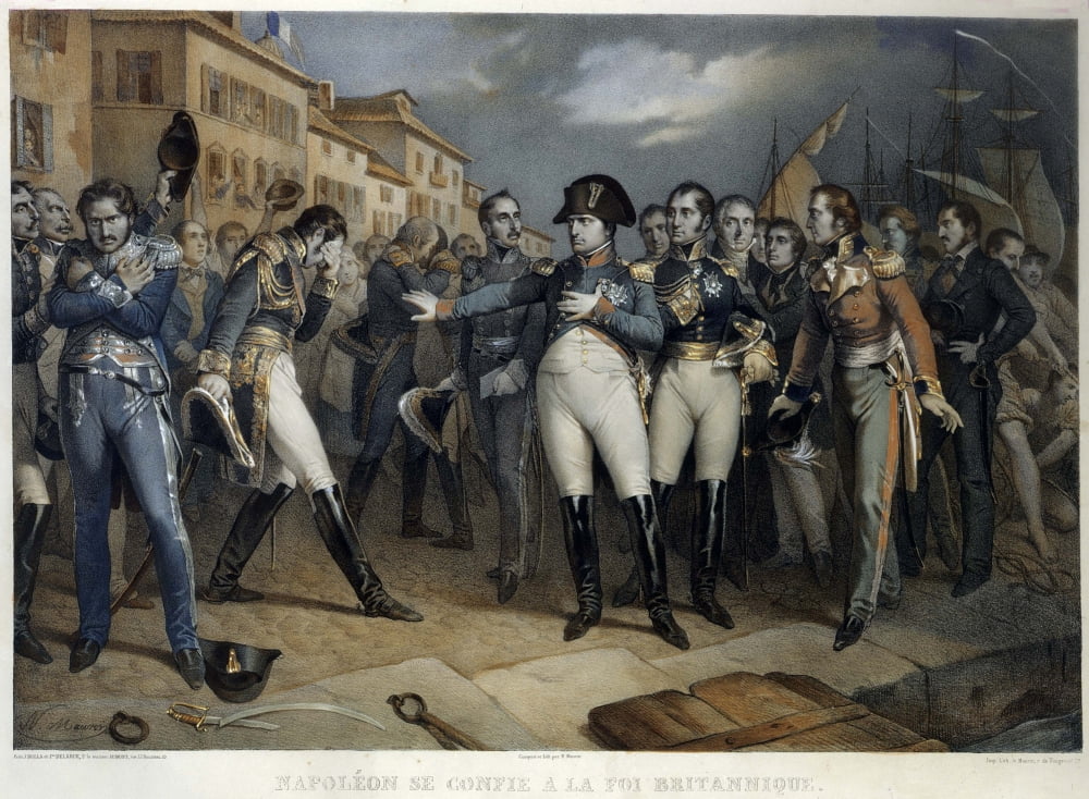Engraving Napoleon I Canvas Art - (24 x 18)