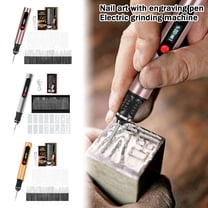 Engraving Pen by PLAYDEVMO, Cordless Portable Tool for Artists & DIYers - Engrave 50  Surfaces - Beginner Friendly - Rechargeable (Gold)