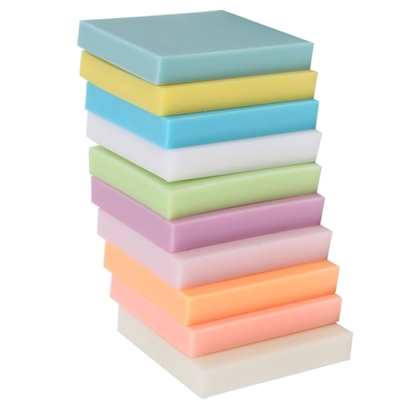 Engraving Rubber ,Color Rubber Brick,10Pcs Color Rubber Brick Engraving Dedicated Soft Block DIY Carved Crafts Accessories