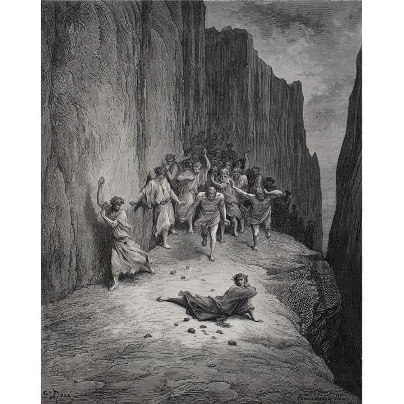 Engraving By Gustave Dore 1832-1883 French Artist And Illustrator For  Inferno By Dante Alighieri Canto Xiv Lines 37 To 39 PosterPrint - Item #