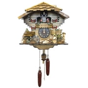 12.5" Engstler Battery-Operated Full Size Cuckoo Wall Clock