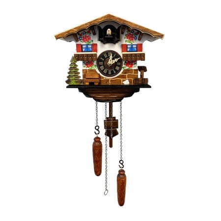 Alexander Taron 9" Engstler Battery-Operated Full Size Cuckoo Wall Clock