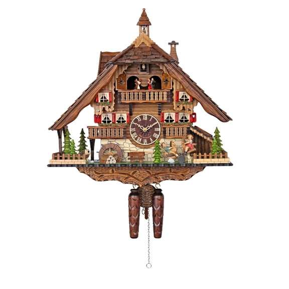 Engstler Quartz Cuckoo Clock - Fun on the See-Saw