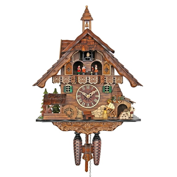Engstler Quartz Cuckoo Clock - The Busy Woodchopper