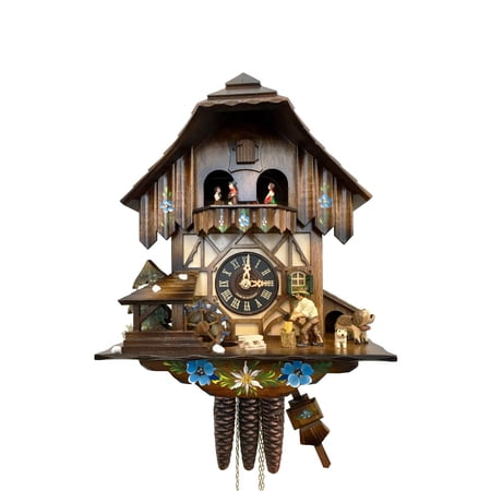 13" Engstler Weight-Driven Full Size Cuckoo Wall Clock