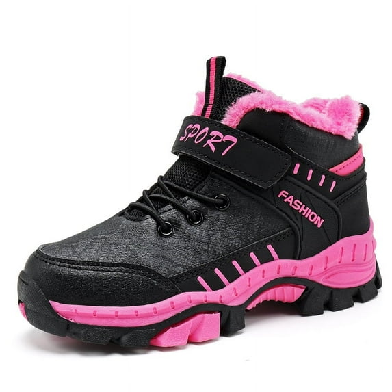 Engtoy Boys Boots Winter Snow Shoes Waterproof Antiskid Boots Hiking Outdoor Shoes for Kids Little Kid/Big Kid