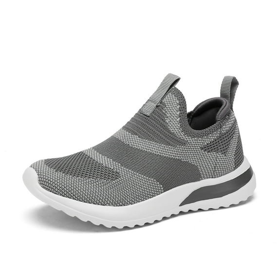 Engtoy Kids Boys Girls Running Shoes Comfortable Athletic Slip on Sock Sneakers Lightweight Walking Shoes(Toddler/Little Kid/Big Kid)