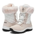 thumbnail image 1 of Engtoy Women Snow Boots Winter Warm Casual Shoes Waterproof Comfortable Mid Calf Women's Outdoor Boat Shoes, 1 of 6