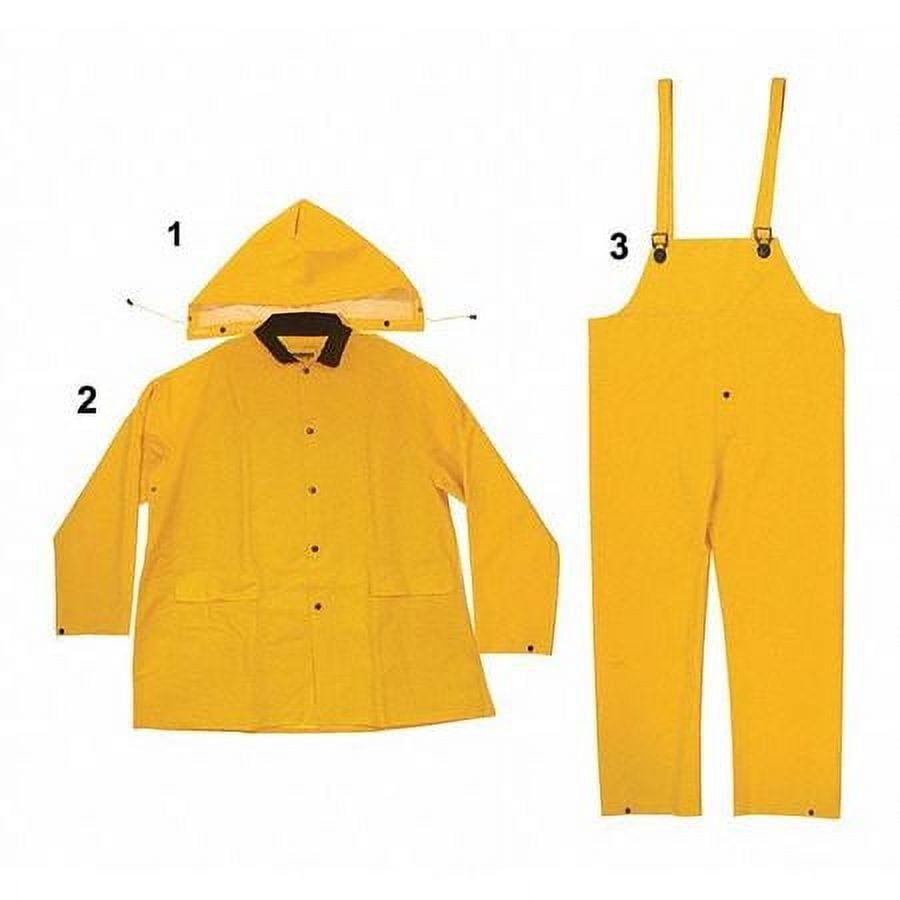Enguard 3pc heavy-duty yellow rain suit