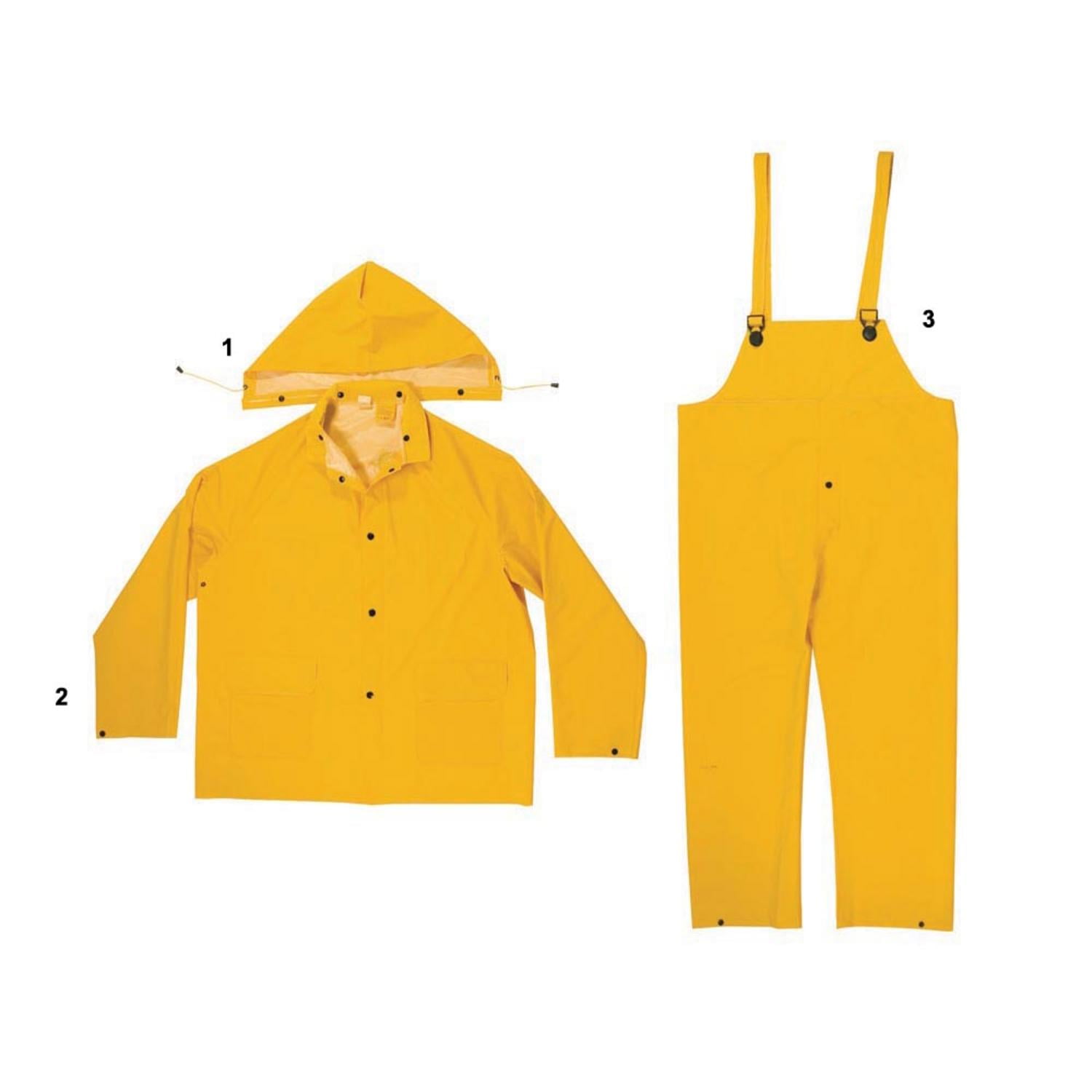 Enguard 3pc yellow rain suit - 2 pack