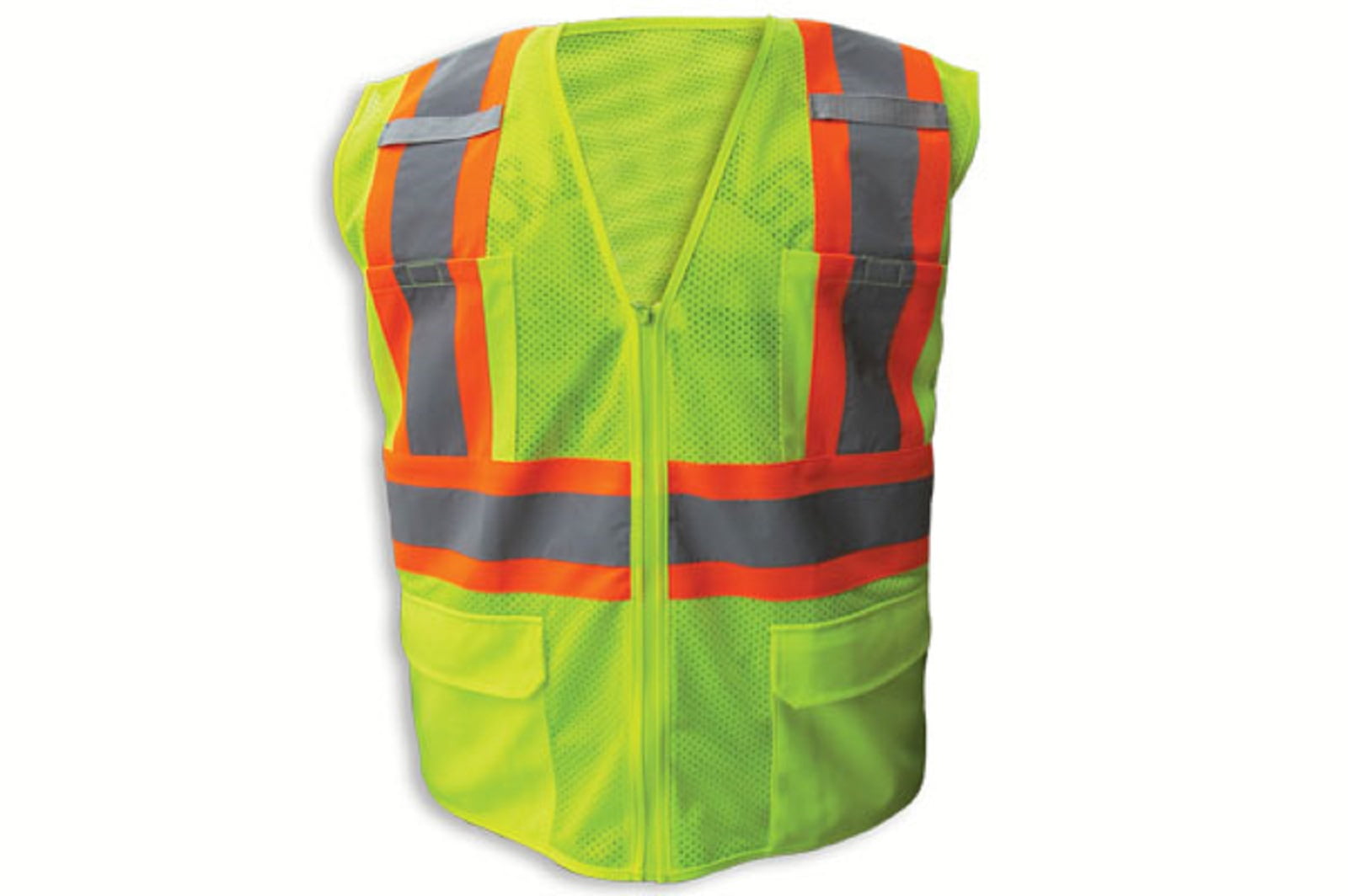Enguard LIME Poly Mesh FR Reflective Safety Vest, Class 2 - 5XL