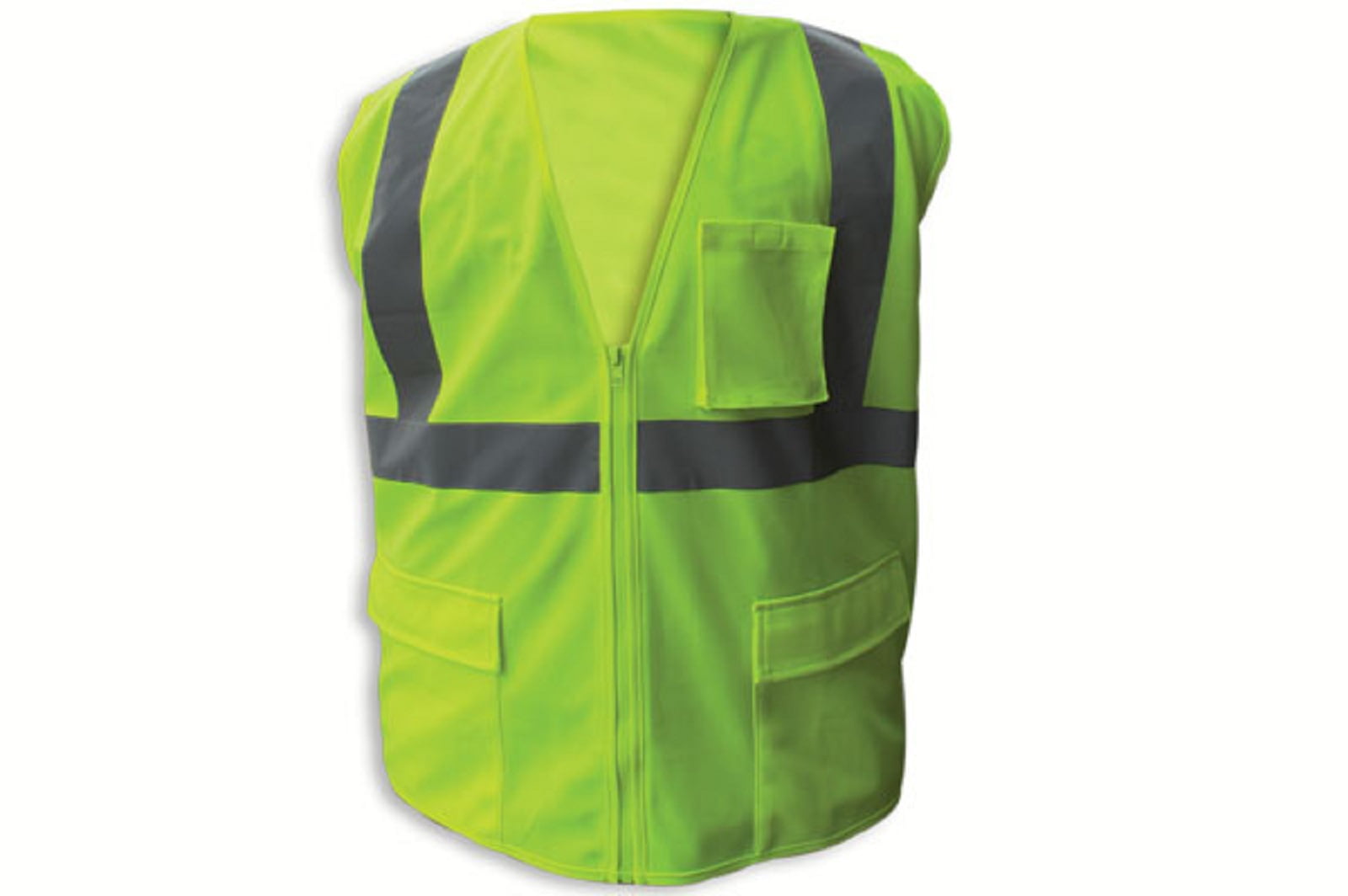 Enguard LIME Poly Mesh FR Reflective Safety Vest, Class 2 - XL
