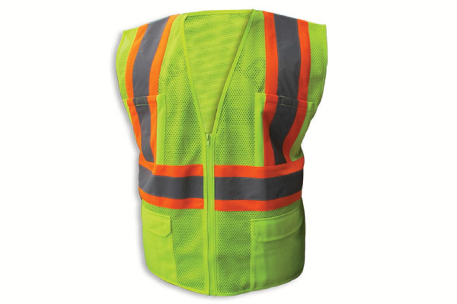 Enguard LIME Poly Mesh Reflective Safety Vest, Class 2 - 5XL
