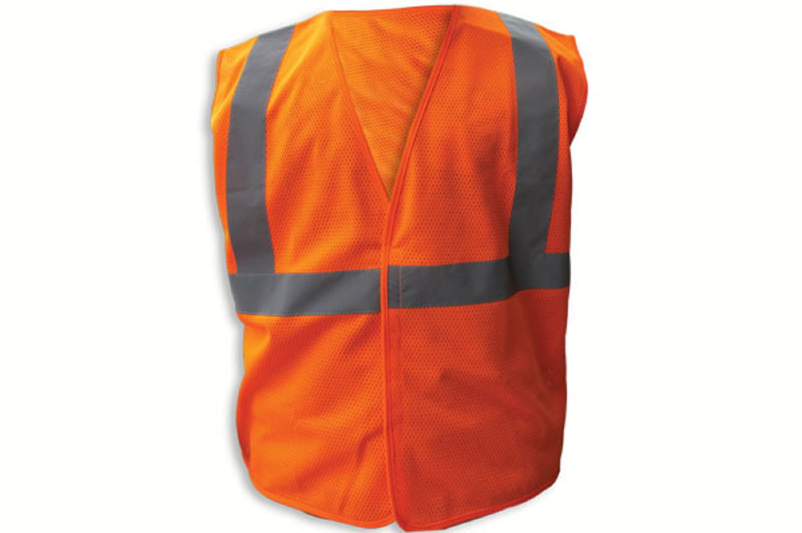 Enguard ORANGE Poly Mesh Reflective Safety Vests, Class 2 - 3XL, 3-Pack