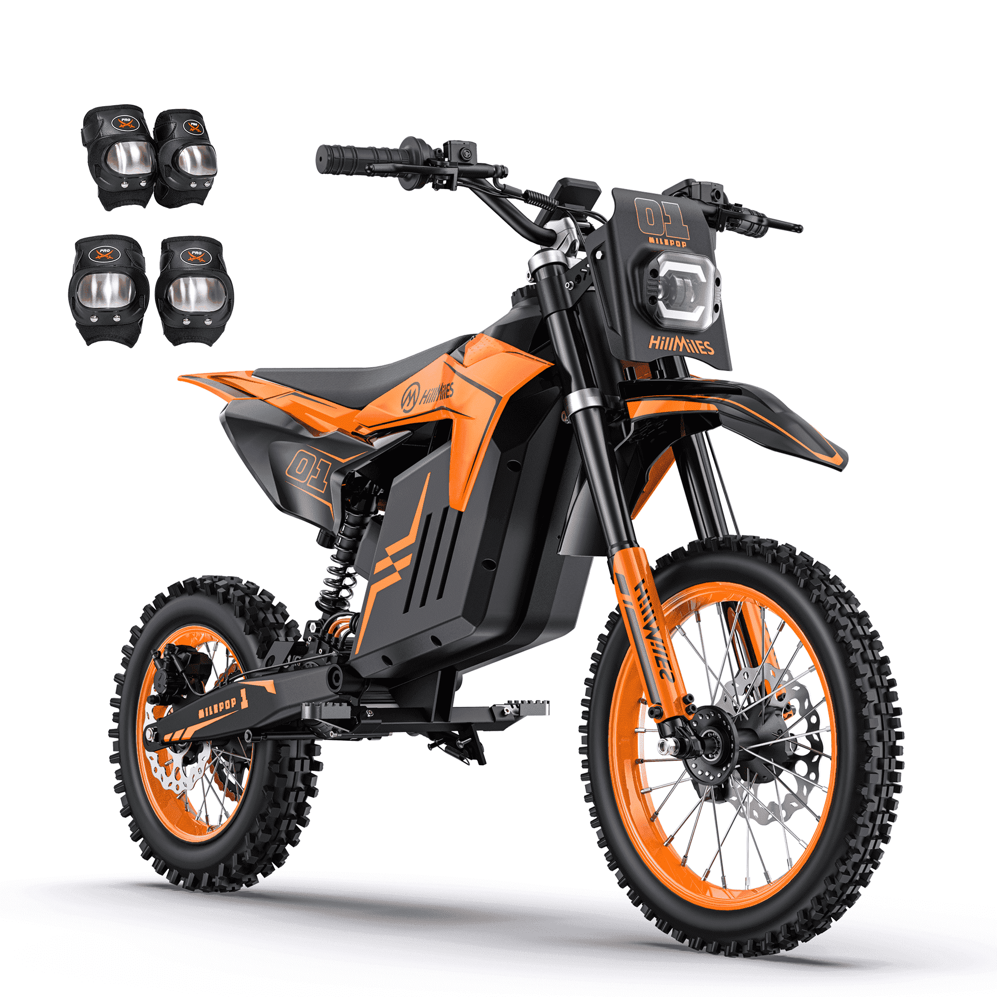 MilePop Electric Dirt Bike for Teen&Adult 3000W Electric Motorcycle 220N.m Torque,Max 37MPH 48V 25AH Battery Off-Road Dirt E-Bikes Hydraulic Brakes 14"/12"Tire Motorized Dirt Bike 6 sound& Bluetooth