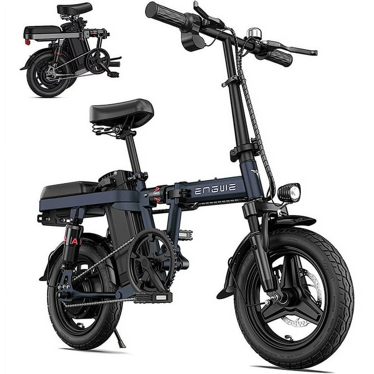 Engwe T14 Foldable Electric Bike, 350W Motor, 48V10AH Removable