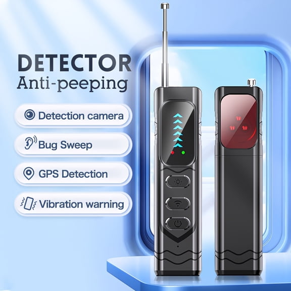 Enhance Your Ability to Detect Cameras And Spying Devices with This Portable RF Signal Scanner. This Multifunctional Security Is Ideal for Travel, Hotels, Cars, And Homes