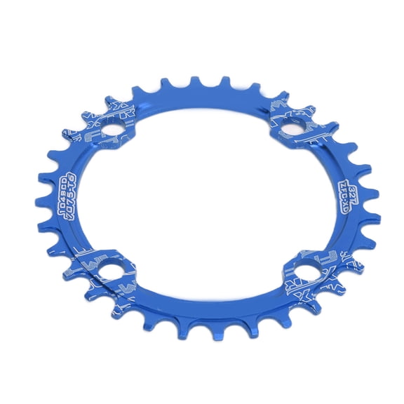 Enhance Your Cycling Experience with This Premium Narrow Wide Bicycle Chainring 32T 104 BCD Round Single Chain Ring Ideal for Mountain Bikes Blue Finish (Approx. 7.48 inches / 19.0 cm Dimensions)