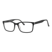 Enhance EN4038 Eyeglasses Matte Black Crystal Size Extra Large 60-19-150 Men Frame