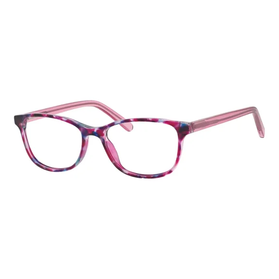 Enhance EN4100 Eyeglasses Pink Blue Marble Size Medium 53-16-140 Women Frame