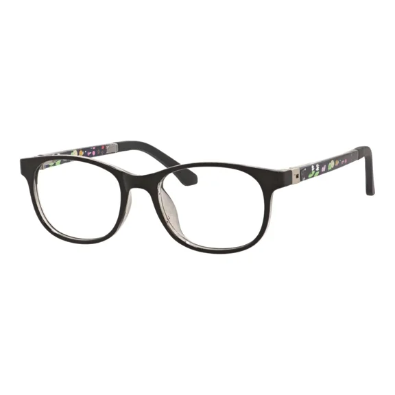 Enhance EN4132 Eyeglasses Black Crystal Size Extra Small 46-17-130 Kids Frame