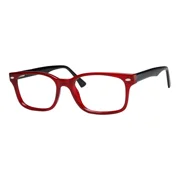 Enhance EN4330 Eyeglasses Red Black Size Medium 51-19-140 Men Women Frame
