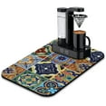 thumbnail image 1 of Enhance Kitchen Decor Mexican Coffee Mat 19.5x12in, Super Absorbent Diatom Mud Dish Drying Pad Coffee Drying Mat A Handy Multi Use Kitchen Gadget for Quick and Easy Cleaning, 1 of 7