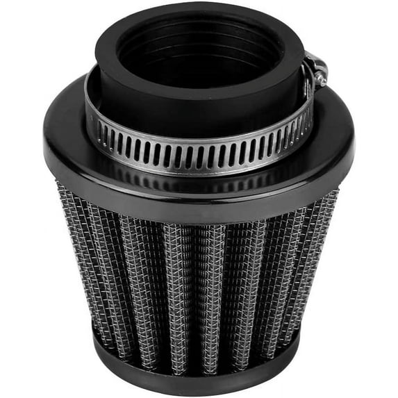 Enhance Your Ride With Our Washable Universal Clamp-On Air Filter Pod, High Performance Conical Intake For Improved Mileage And Horsepower, Suitable For ATV Quad Dirt Pit Bike