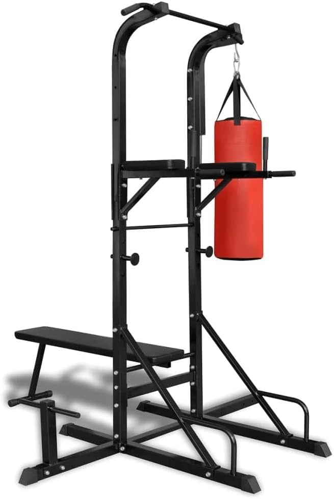 Enhance Strength with Multi-Functional Power Tower, Sit-up Bench ...