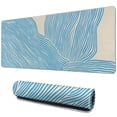 thumbnail image 1 of "Enhance Workspace Style: Topographic Pattern Desk Mat Mouse Pad, Extra Large with Non-Slip Rubber Base - A Chic Desk Decor Accessory", 1 of 7