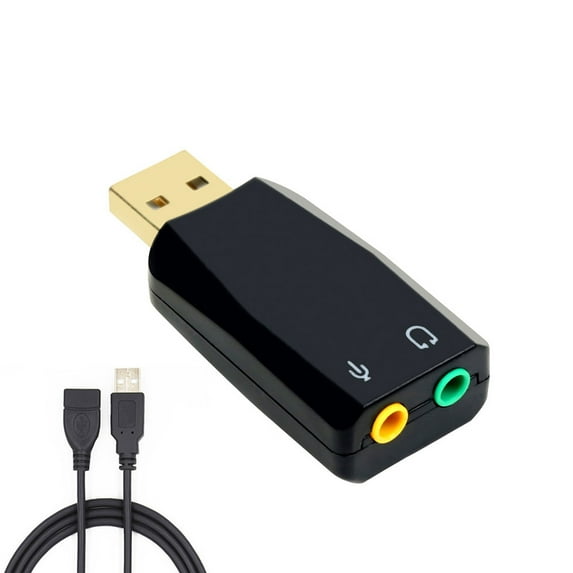Enhance Your Audio Experience with this USB External Sound Card - Compatible with Windows 11 & Mac, 7.1/5.1 Surround Sound, USB Audio Adapter for PC
