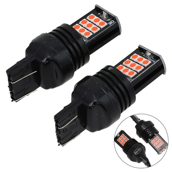 Enhance Your Car'S Style And Safety With 2Pcs T20 7443 Led Car Tail Brake Bulbs