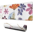 thumbnail image 1 of Enhance Your Work Experience with Personalized Flowers Mouse Mat - Premium-Textured & Washable - Non-Slip Base for Wireless Mouse, 31.5x11.8 Inch, 1 of 7