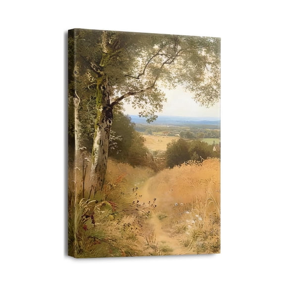 EnhanceRoom Aesthetic with Vintage Wall Art DecorUnframed 12x16inch French Country Botanical Painting, Perfect for Farmhouse Cottagecore Bedrooms