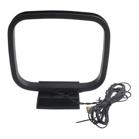 Antenna Loop AM A 2 Pin Per Stereo Casa – Ricezione Segnale Radio FM Loop – 180x140 Mm