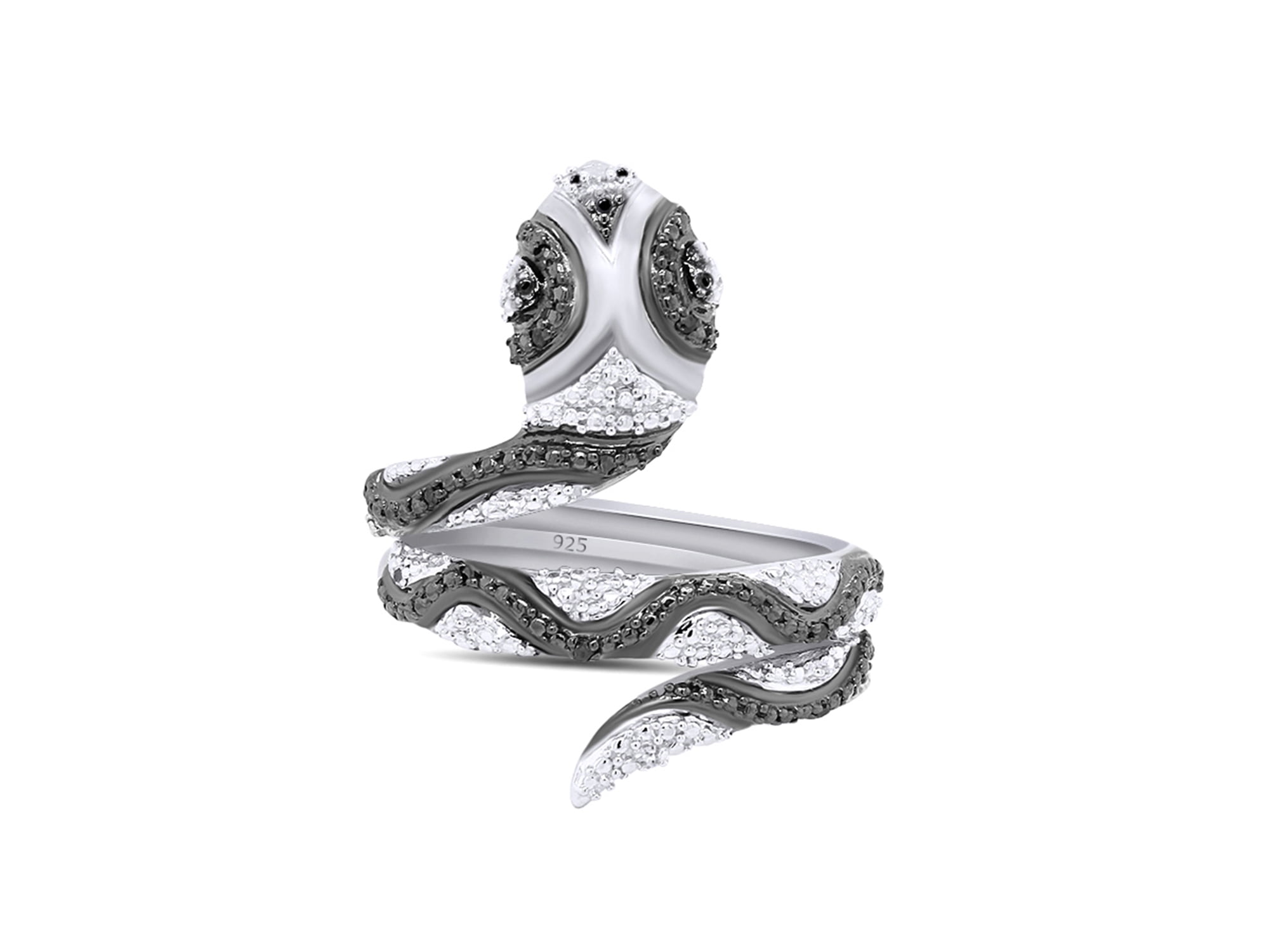 Men Women Stainless Steel Snake Python Ring Party Gift Black Gold Size 6-13  | eBay