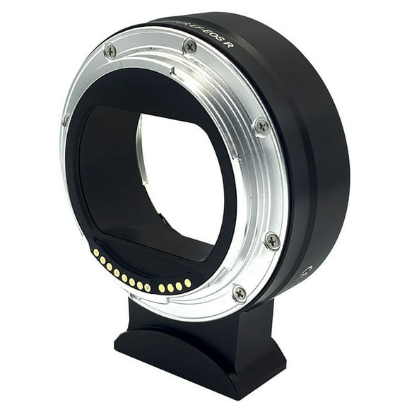Enhanced Data Transmission EF-EOS R Adapter with -Plated Contacts for Tripod Mounting