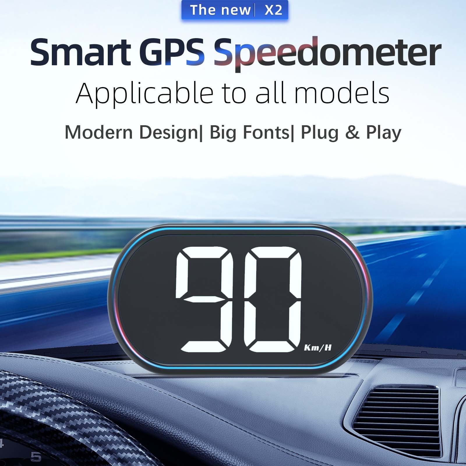 Enhanced Driving Projector, with Digital Speedometer, Navigation Alerts ...