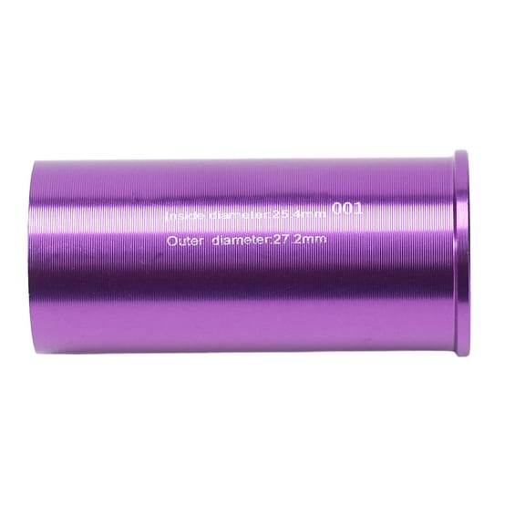 Enhanced Durability 10 50G Purple Bike Seat Tube Adapter High Quality Aluminum Alloy Seat Post Shim Tube Sleeve Reducer 27.2-25.4Mm