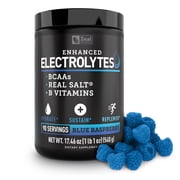 Zeal Electrolyte Powder - 90 Servings | Keto Electrolytes | Zero Sugar | Blue Raspberry