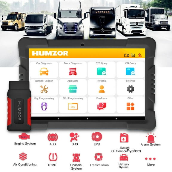 Enhanced K3 Car Heavy Truck OBD2 Scanner Bluetooth Full System Diagnostic Tool