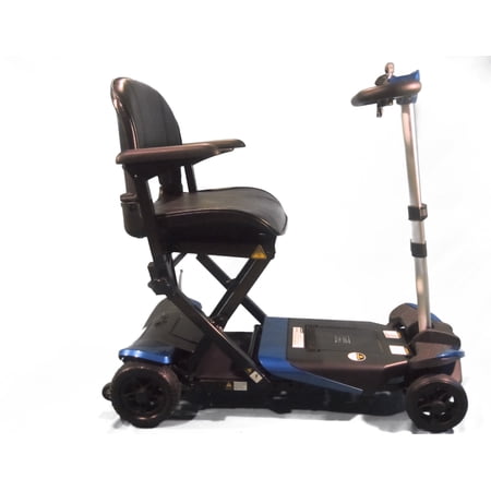 Enhanced Mobility Transformer Electric Folding Mobility Scooter, Blue